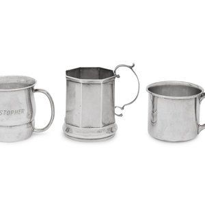 Three American Silver Children's
