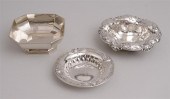 THREE AMERICAN SILVER FRUIT BO
