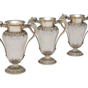 Three American Silver-Mounted