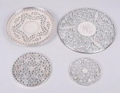 THREE AMERICAN SILVER OVERLAY
