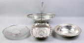 THREE AMERICAN SILVER SERVING