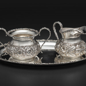 Three American Silver Table