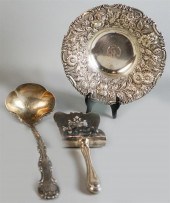 THREE AMERICAN SILVER TABLE IT