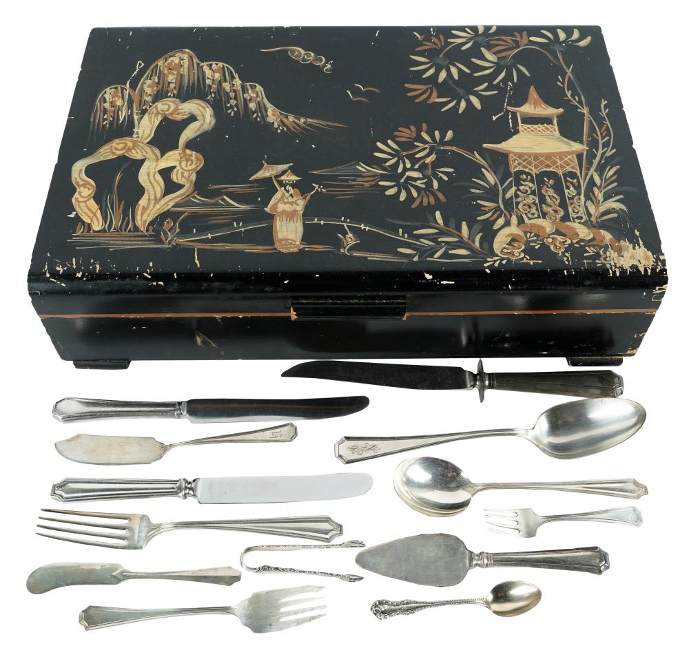 THREE AMERICAN STERLING FLATWARE