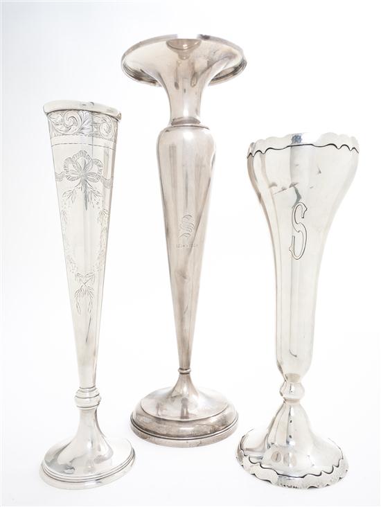 * Three American Sterling Silver