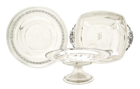 Three American Sterling Silver