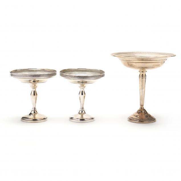 THREE AMERICAN STERLING SILVER