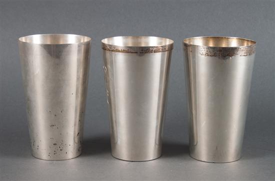Three American sterling silver