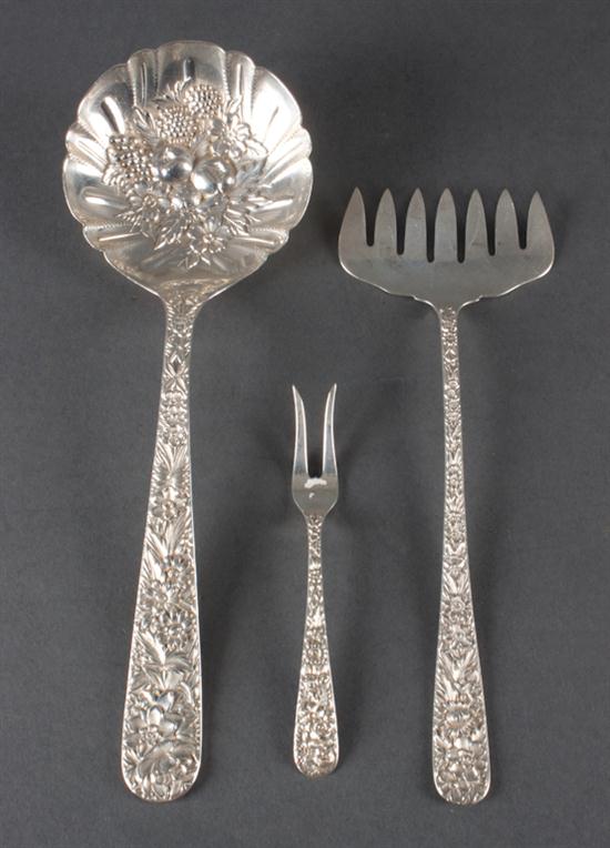 Three American sterling silver
