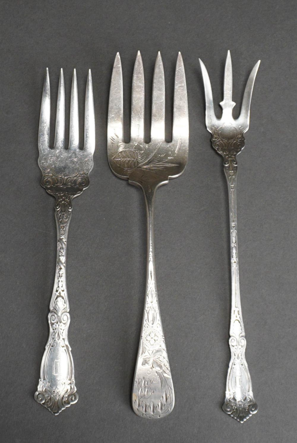 THREE AMERICAN STERLING SILVER