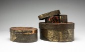 THREE AMERICAN TIN PANTRY BOXE