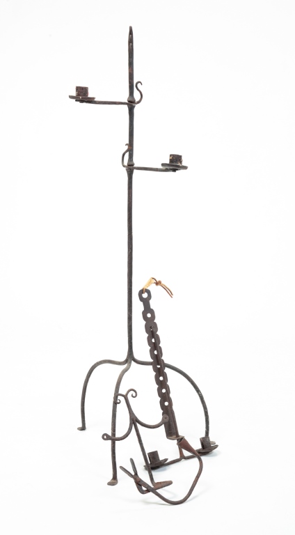 THREE AMERICAN WROUGHT IRON