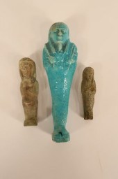 THREE ANCIENT EGYPTIAN USHTABT