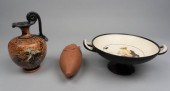 THREE ANCIENT GREEK STYLE CERA