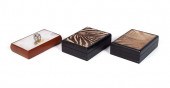 THREE ANIMAL THEMED BOXESTHREE