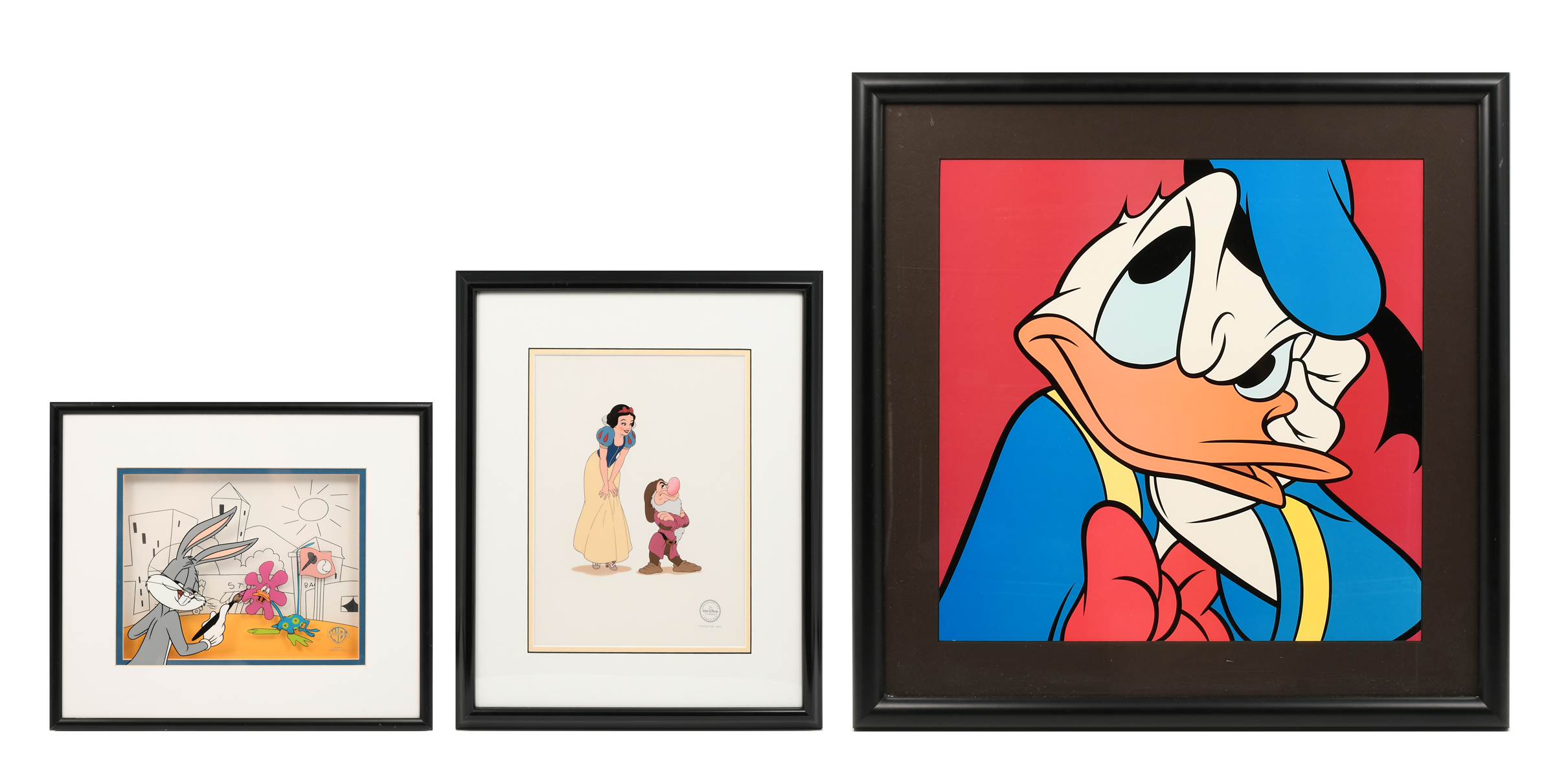 THREE ANIMATION ARTWORKS: 1)