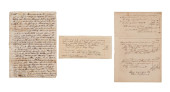 THREE ANTEBELLUM SLAVE AND LAN