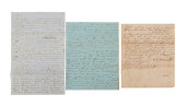 THREE ANTEBELLUM SLAVE DOCUMEN