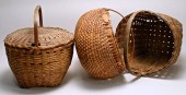 THREE ANTIQUE AMERICAN SPLINTW