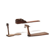 THREE ANTIQUE APPLE PEELERS<br