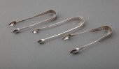 THREE ANTIQUE BRITISH STERLING