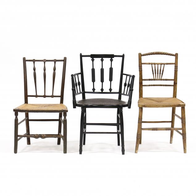 THREE ANTIQUE CONTINENTAL PAINTED