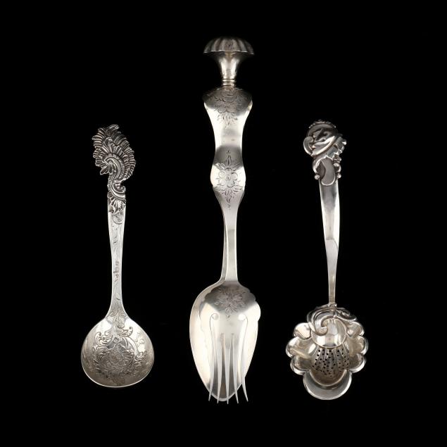 THREE ANTIQUE DUTCH .833 SILVER