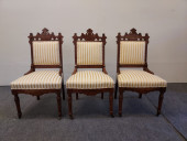 THREE ANTIQUE EASTLAKE VICTORI