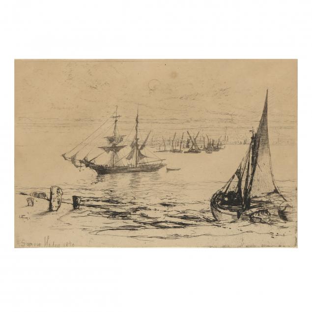 THREE ANTIQUE ETCHINGS BY SEYMOUR