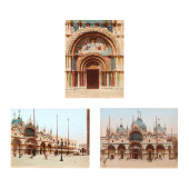 THREE ANTIQUE HAND-TINTED PHOT