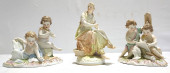 THREE ANTIQUE KPM PORCELAIN FI