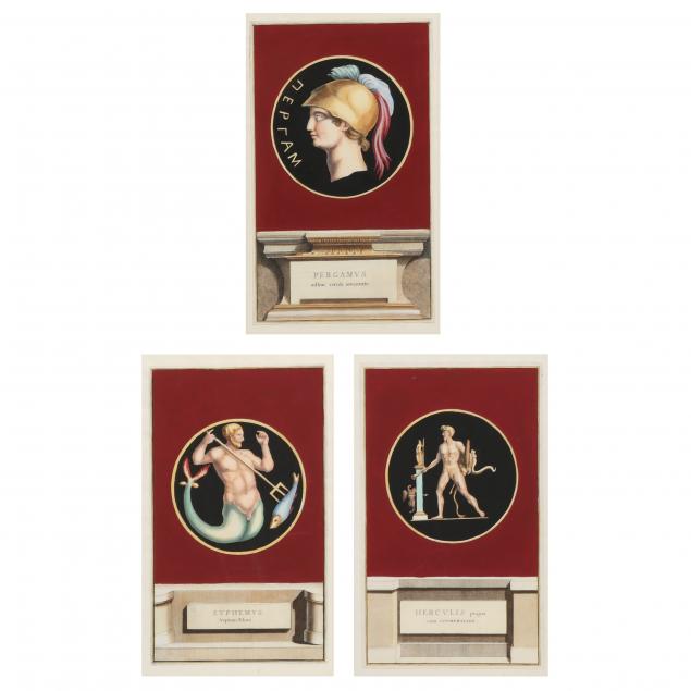 THREE ANTIQUE MYTHOLOGICAL