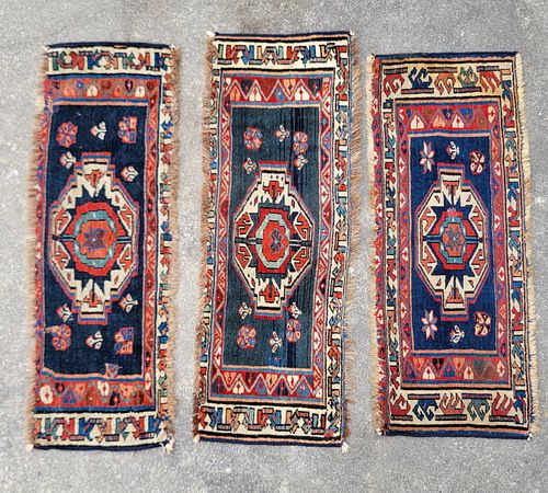 THREE ANTIQUE PERSIAN TRIBAL