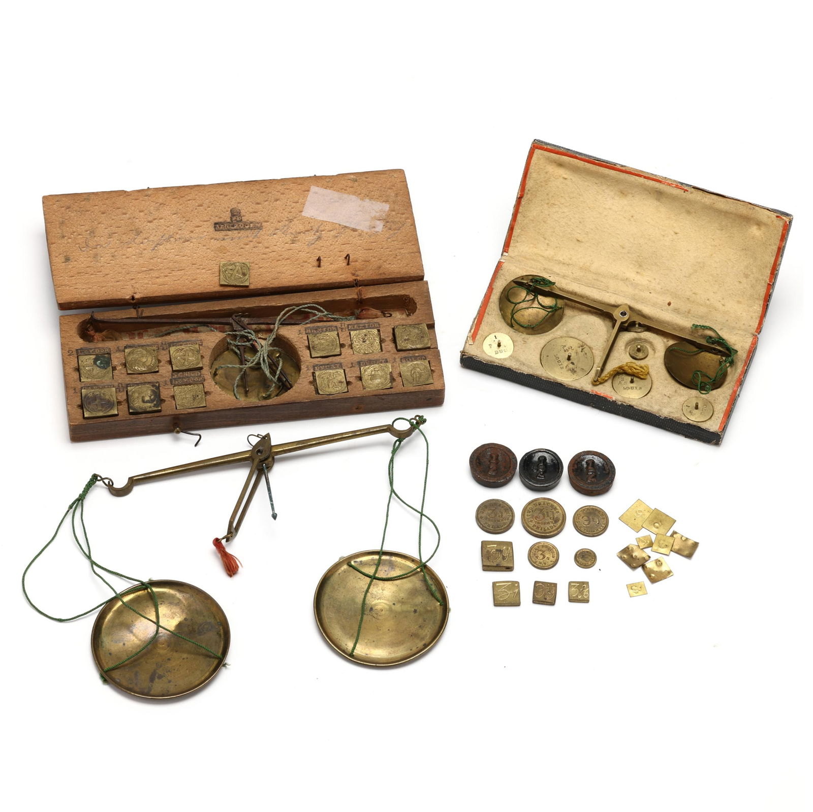 THREE ANTIQUE POCKET MERCHANT