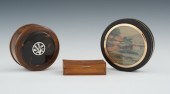 Three Antique Snuff Boxes Incl