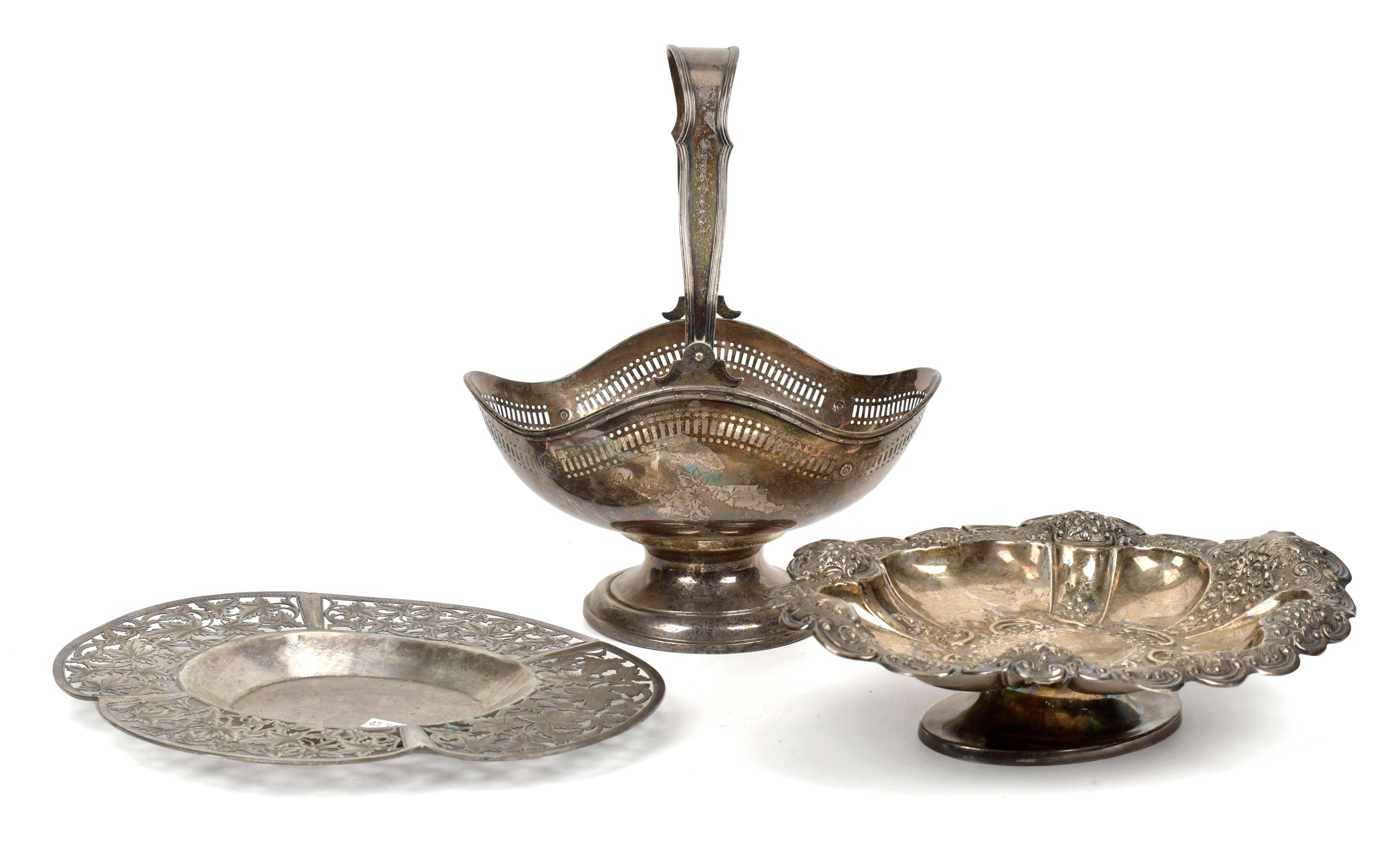 THREE ANTIQUE STERLING SERVING