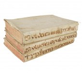 THREE ANTIQUE THEOLOGICAL BOOK