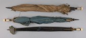 THREE ANTIQUE UMBRELLAS 19TH C
