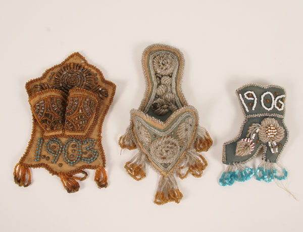 Three Antique Victorian Iroquois
