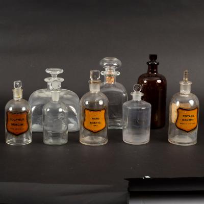 Three apothecaries' labelled
