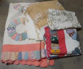 THREE APPLIQUE PATCH QUILTS AN