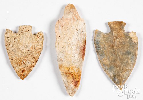 THREE ARCHAIC NATIVE AMERICAN