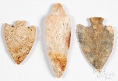 THREE ARCHAIC NATIVE AMERICAN
