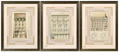 Three architectural prints: