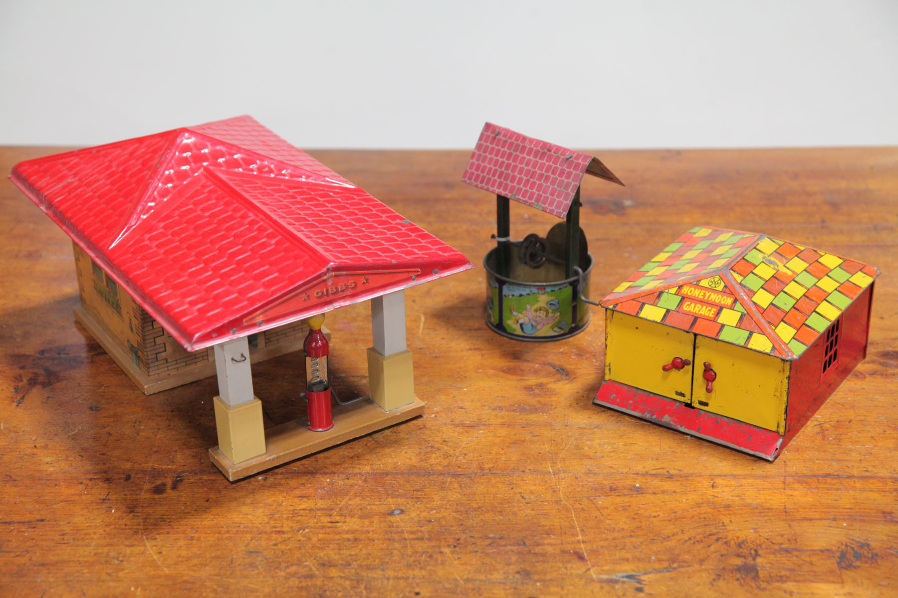 THREE ARCHITECTURAL TOYS.  American