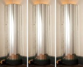 Three Art Deco Large Corner Fl