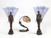 THREE ART DECO/ART NOUVEAU STY