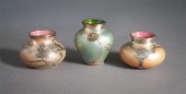 THREE ART NOUVEAU SILVER OVERL