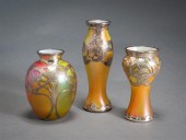 THREE ART NOUVEAU SILVER OVERL