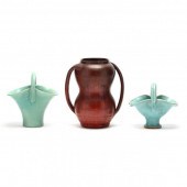 THREE ARTHUR RAY COLE POTTERY